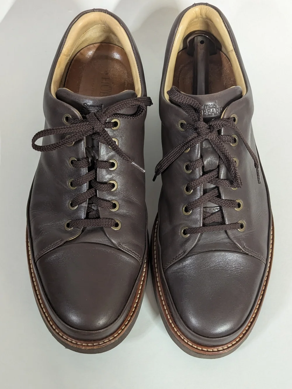 Samuel Hubbard Men's Brown Leather Lace-Up Casual Shoe Sz 11